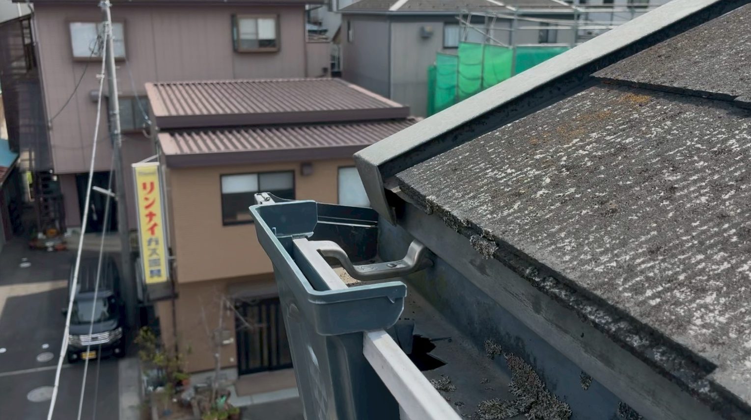 破損のないキレイな軒樋